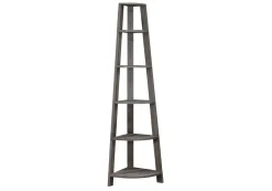 Étagère - 72"H, taupe foncé en coin - Monarch