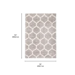 Tapis intérieur à poils longs - 7 x 10