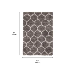 Tapis intérieur à poils longs - 5 x 7