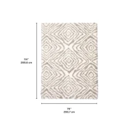 Tapis intérieur à poils longs - 7 x 10