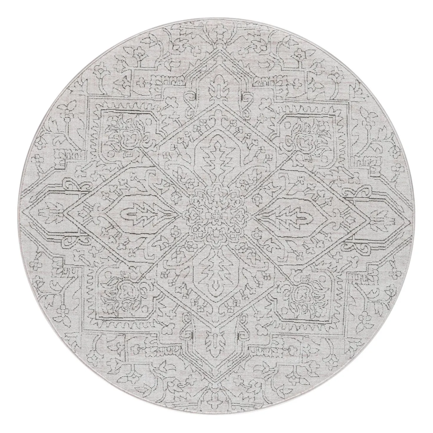 Tapis intérieur rond - 5x5