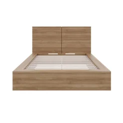 Très grand lit plateforme avec tête de lit (78") - Nexera