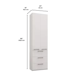 Unité de rangement - blanc